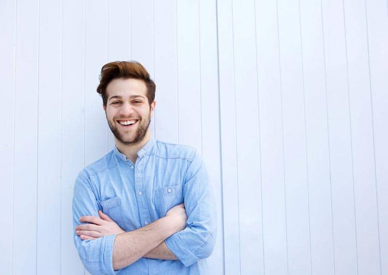 Young Man Smiling